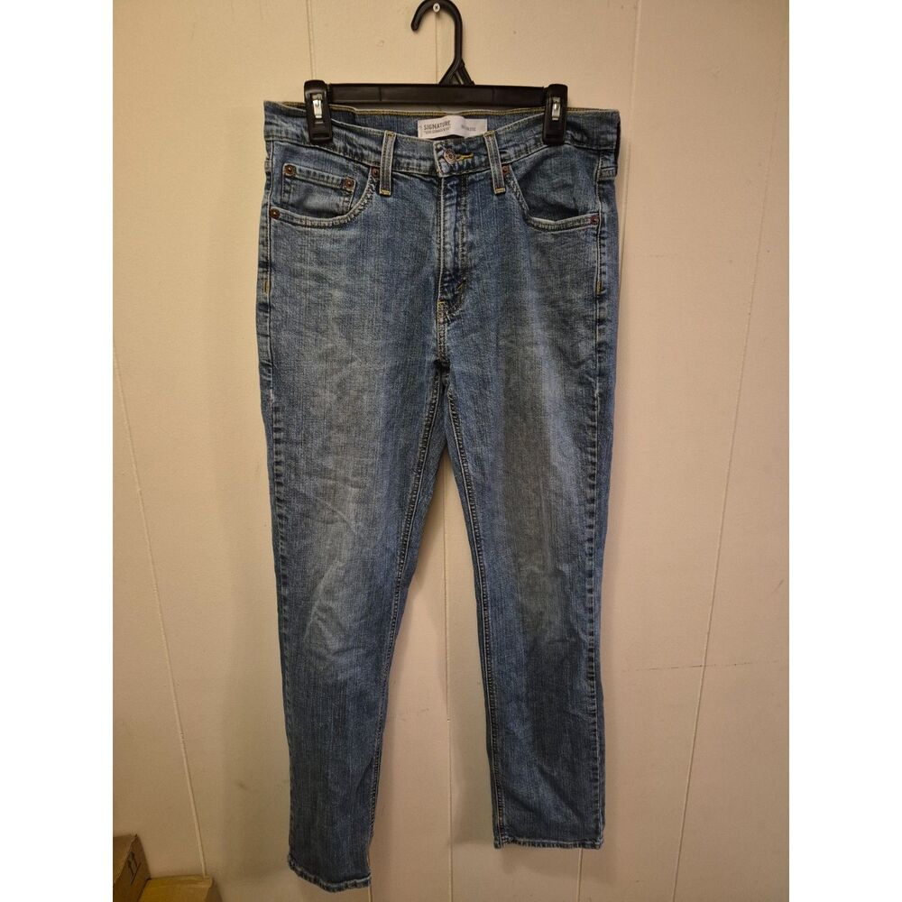 Signature by Levi Strauss S67 Athletic Fit Men's Blue Jeans